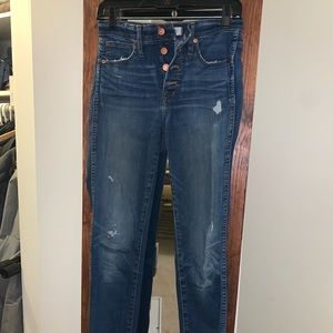 Madewell skinny jeans 10” High rise